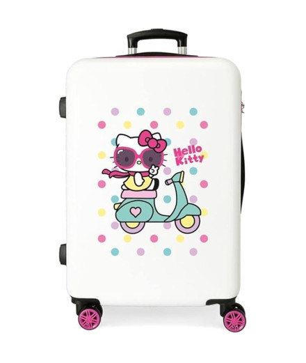 Trolley Abs 50Cm.4R.Hello Kitty You Are Cute Blanco
