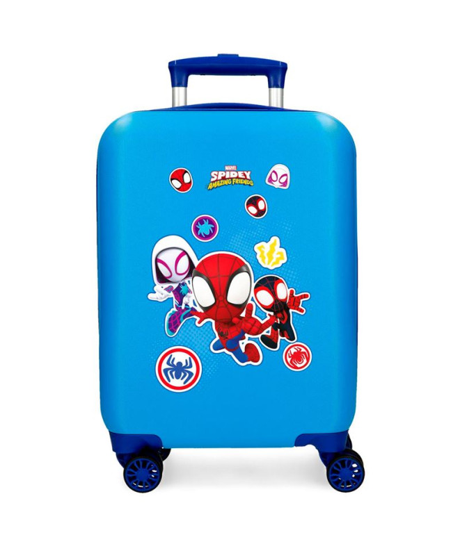 Trolley Marvel Abs 50 Cm.4R Go Webs Go Spidey Azul