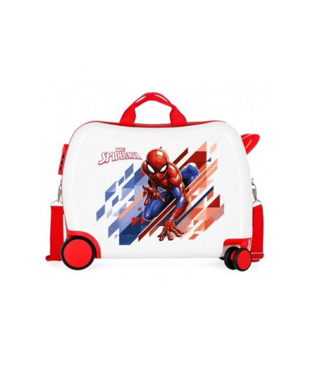 Maleta Marvel Infantil Abs 4R Spiderman Blanco
