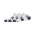 Calcetines New Balance No Show Run 3 Pack Blanco Blanco