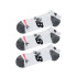 Calcetines New Balance No Show Run 3 Pack Blanco Blanco