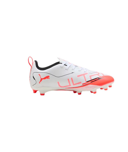 Zapatillas de Fútbol sala Puma Ultra 5 Play Fg/Ag J, Whi...