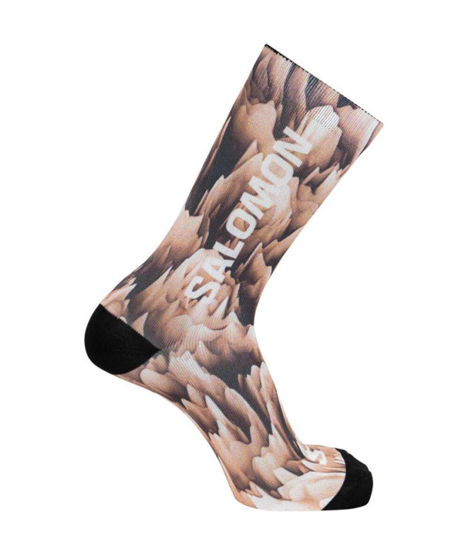 Calcetines de Running Salomon Creamy Lava Crew...