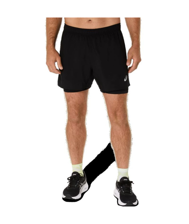 Pantalón Corto de Running ASICS Core 2-N-1 5In...