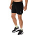 Pantalón Corto de Running ASICS Core 2-N-1 5In Short Hombre Negro
