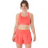 Sujetador Deportivo de Running ASICS Road Compression Mujer Coral