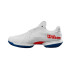 Zapatillas de Tenis Wilson Kaos Swift 2024 Clay Mujer Blanco/Azul/Rojo