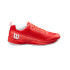 Zapatillas de Tenis Wilson Rush Pro Clay Hombre Rojo/blanco