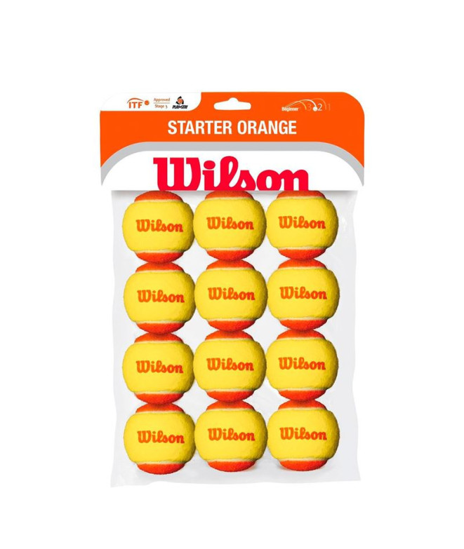 Pelotas de Tenis Wilson Starter Orange Tball 12...