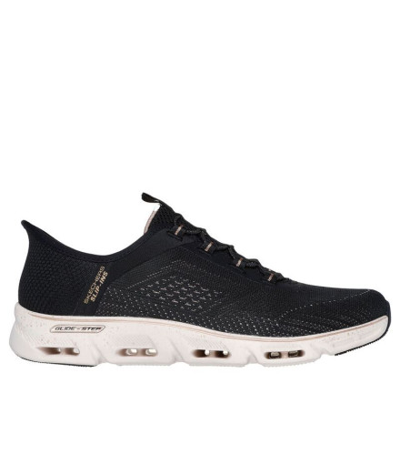 Zapatillas Skechers Glide-Step Gratify - Mujer Negro/Oro