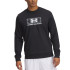 Sudadera Under Armour Rival Terry Logo Crew Hombre Negro