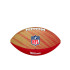 Balón de Fútbol Americano Wilson Nfl Team Tailgate Fb Sf Jr Rojo/Gold
