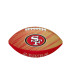 Balón de Fútbol Americano Wilson Nfl Team Tailgate Fb Sf Jr Rojo/Gold