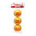 Pelotas de Tenis Wilson Starter Tour Foam Tball 3 Pack Infantil Amarillo/