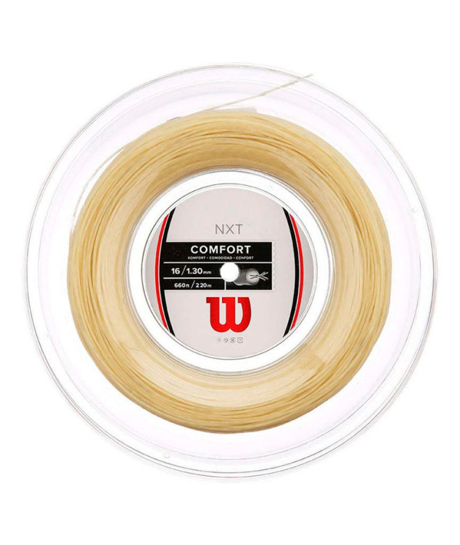 Cordaje de Tenis Wilson Nxt Reel 200M Reel Natural