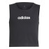Camiseta adidas Jg Linear Tank Niña Negro/Blanco