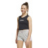 Camiseta adidas Jg Linear Tank Niña Negro/Blanco
