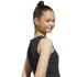 Camiseta adidas Jg Linear Tank Niña Negro/Blanco