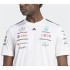 Camiseta adidas Motor Sport Hombre Blanco/Negro