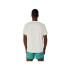 Camiseta de Trail ASICS Fujitrail Logo Ss Top Hombre Beige/Blanco