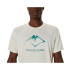 Camiseta de Trail ASICS Fujitrail Logo Ss Top Hombre Beige/Blanco