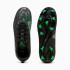 Botas de Fútbol Puma Future 8 Play Fg/Ag Infantil Negro-Plata-Verde