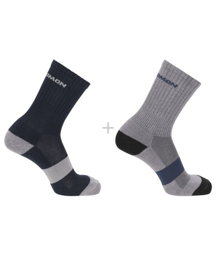 Calcetines de Trail Salomon Evasion Crew 2-Pack Blue...