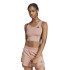 Camiseta de Fitness adidas We 3Bandas Crop Tank Mujer Rosa/Negro