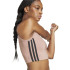 Camiseta de Fitness adidas We 3Bandas Crop Tank Mujer Rosa/Negro