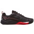 Zapatillas de Tenis Wilson Rush Pro 4.5 Clay Negro/Rojo Hombre