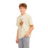 Camiseta Jack & Jones Joranatomy Skull Ss Crew Neck Sn Niño Antique White