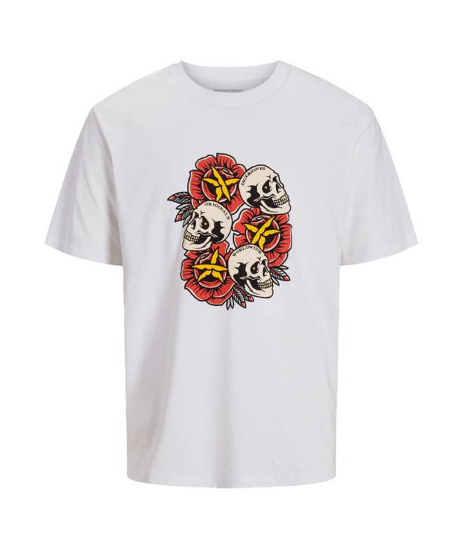 Camiseta Jack & Jones Joranatomy Skull Ss Crew...