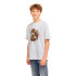 Camiseta Jack & Jones Joranatomy Skull Ss Crew Neck Sn Niño Bright White