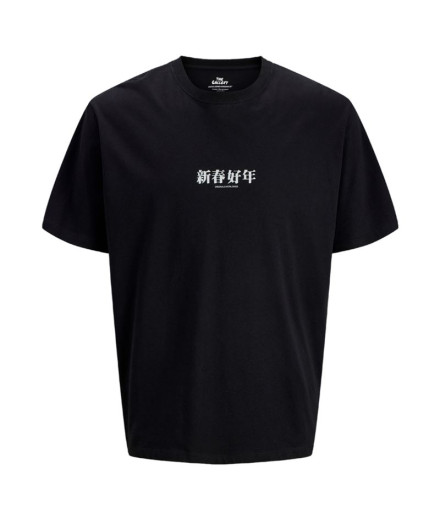 Camiseta Jack and Jones Jorsnake Hombre Black