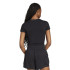Camiseta adidas 3Bandas Sj Baby Mujer Negro/Blanco