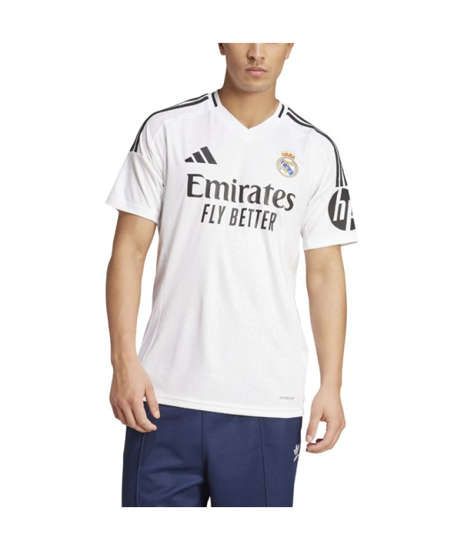 Camiseta de Fútbol adidas Real H Jsy Hombre Blanco
