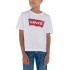 Camiseta Levi's Lvb Golden Glow Batwing Niño Blanco brillante