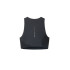 Camiseta de Trail Nnormal Cropped Top Mujer Negro