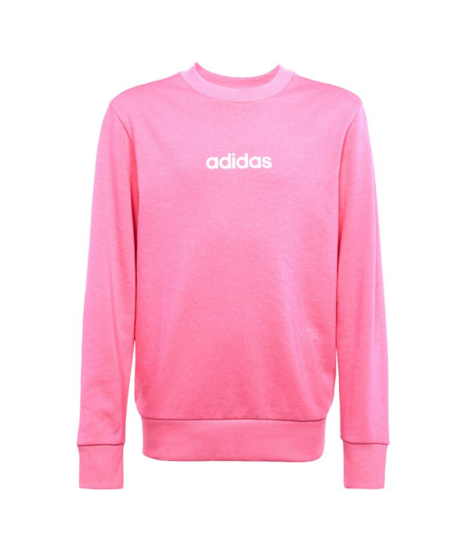 Sudadera adidas Lin French Terry Crew Infantil...
