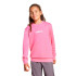 Sudadera adidas Lin French Terry Crew Infantil Rosa