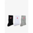 Calcetines New Balance Kids Patch Logo Crew 3 Pack Wm Wht/Multi