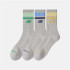 Calcetines New Balance Kids Everyday Stripe Midcalf 3 Pack