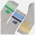 Calcetines New Balance Kids Everyday Stripe Midcalf 3 Pack