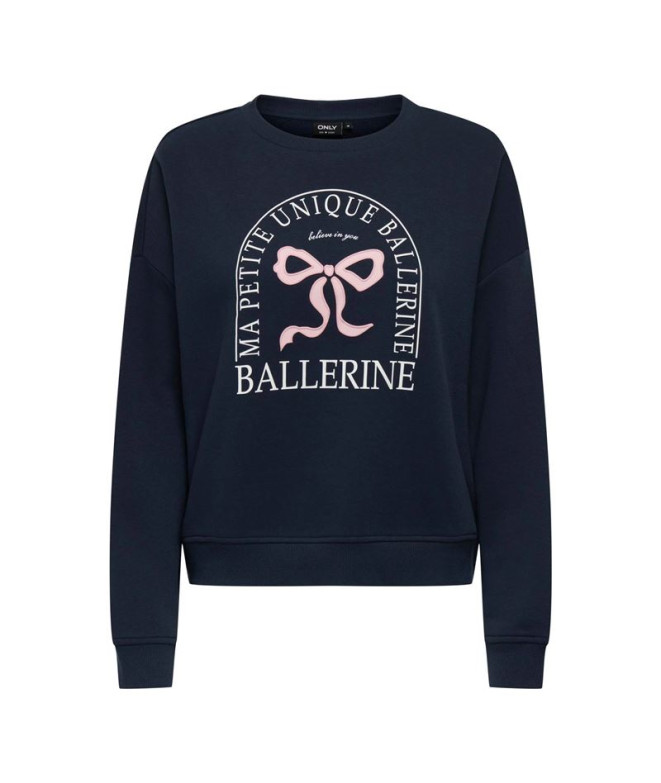 Sudadera Only Onl Life L/S Crew O.Size State...