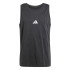 Camiseta adidas SL Tank Hombre Negro/Blanco