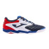 Botas De Fútbol Joma Cancha 2403 Marino Blanco Indoor Hombre