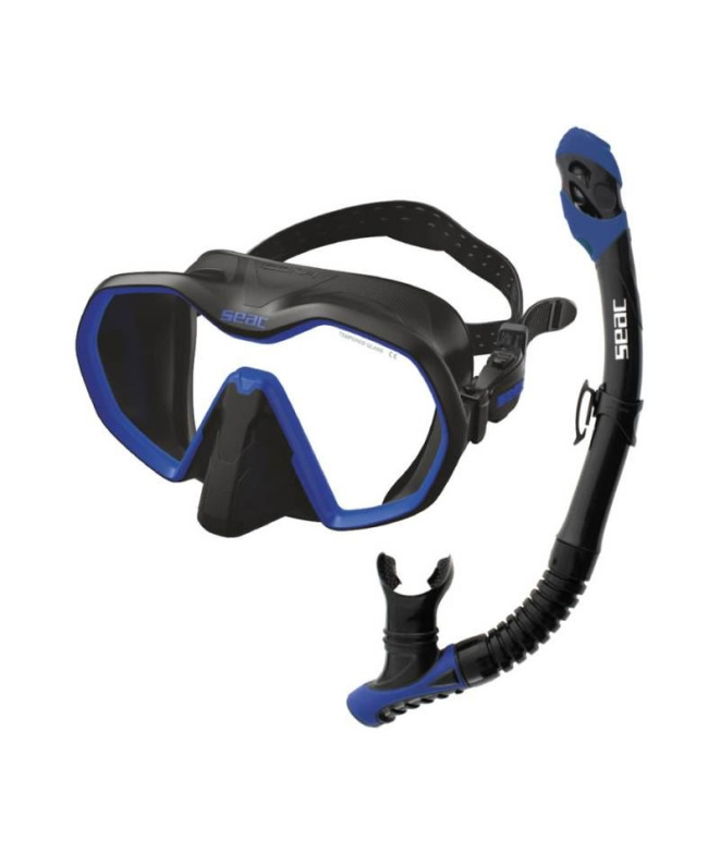 Set Seac Bis Icona + Reverse Dry S/Bl Negro/Azul