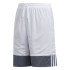 Pantalones de Baloncesto adidas Basketball 3G Speed Reversible Short Infantil Gris