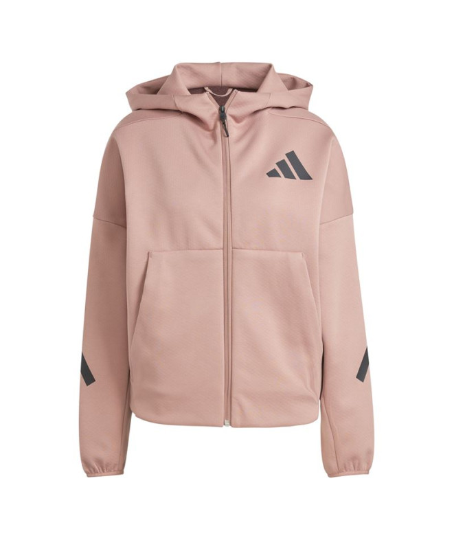 Sudadera adidas Z.N.E. Fz Mujer Rosa