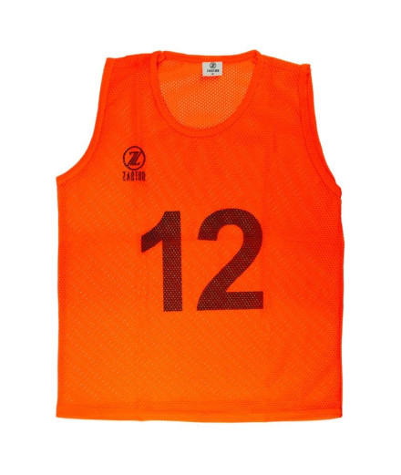Set Petos Numerados Skill (1-12) - Naranja Enebe